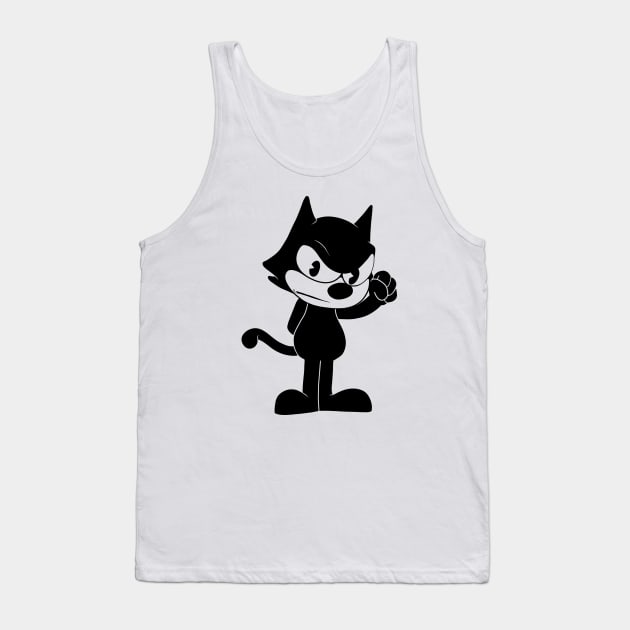 Felix the Cat - Black Lives Matter Protest Tank Top by Midnight Run Studio